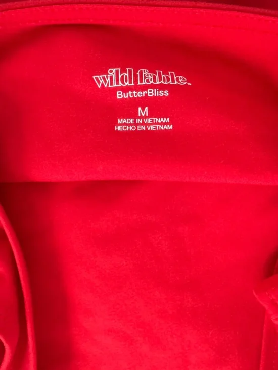 Wild Fable Red Crop Top M + Old Navy Distressed Shorts 8 | Summer Outfit Bundle - Picture 3 of 4